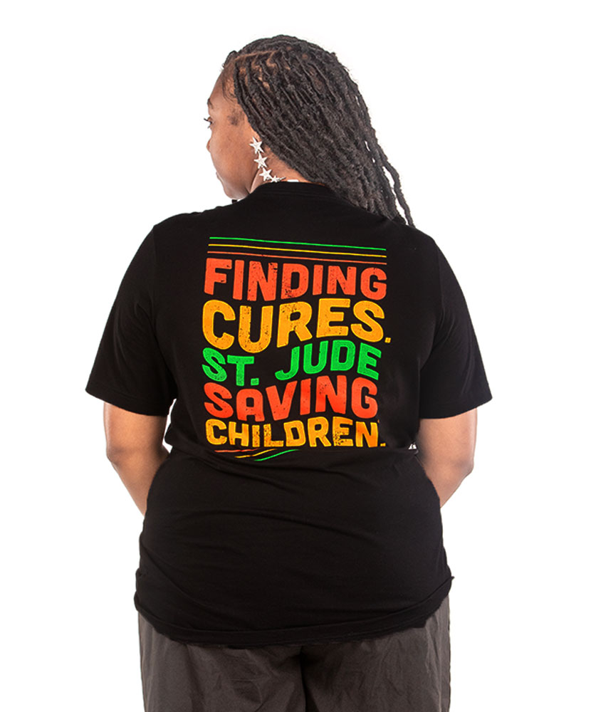 Unisex Finding Cures Wave Font T-Shirt